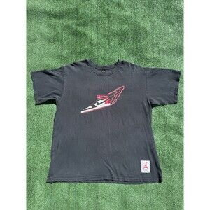 Jordan OG Black Toe Jordan 1 Black T-Shirt Size Medium
